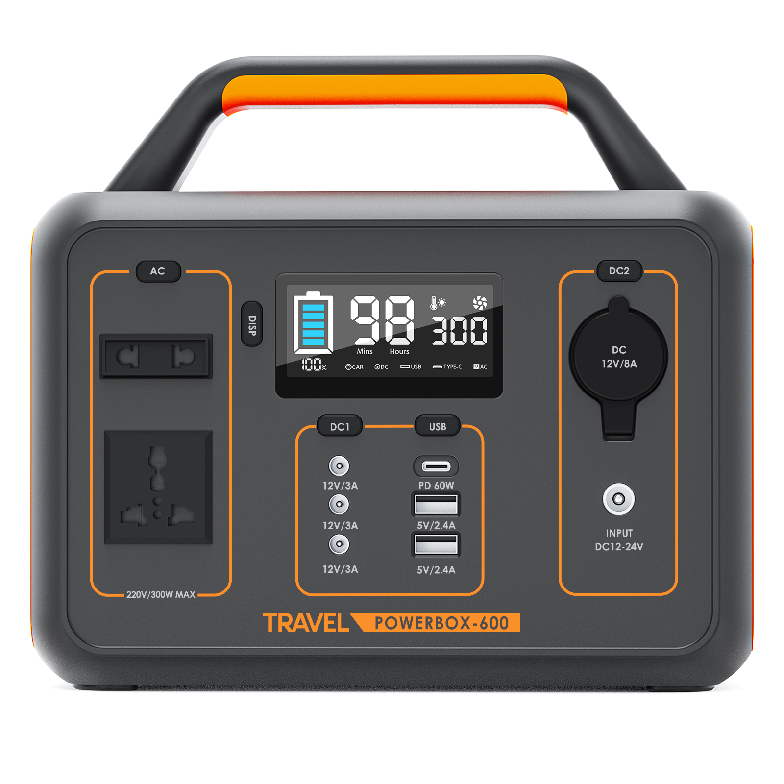 Przenośny magazyn energii TRAVEL POWERBOX 600 (3)