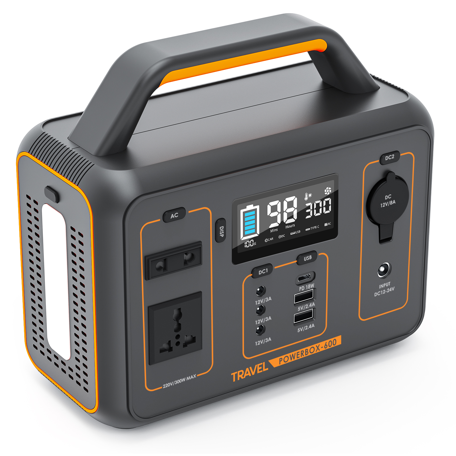 Przenośny magazyn energii TRAVEL POWERBOX OPTI 600 (300W)