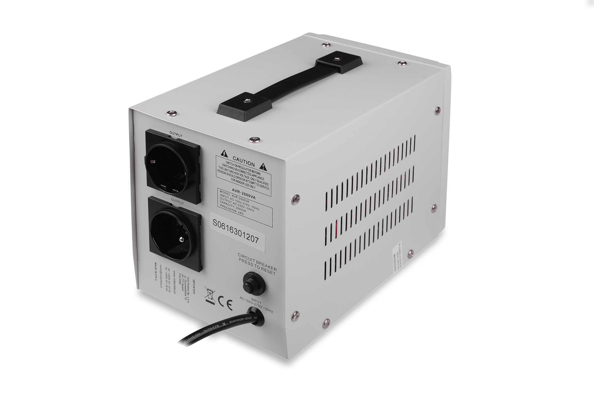 AVR 2000 (2000VA) STABILIZATOR NAPIĘCIA SIECIOWEGO (3)