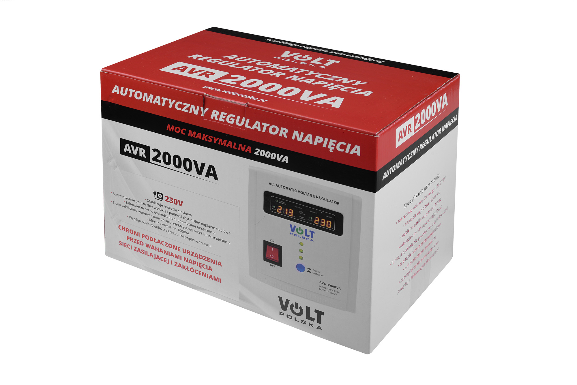 AVR 2000 (2000VA) STABILIZATOR NAPIĘCIA SIECIOWEGO