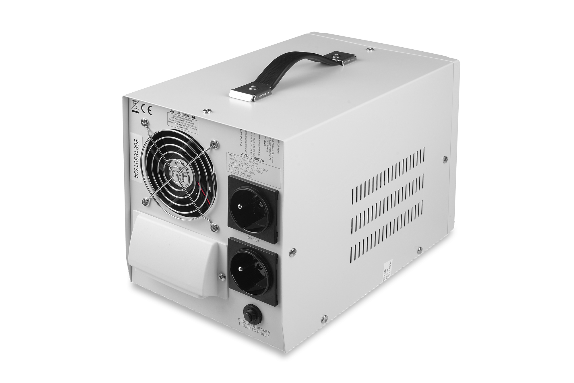 AVR 5000 (5000VA) STABILIZATOR NAPIĘCIA SIECIOWEGO (3)