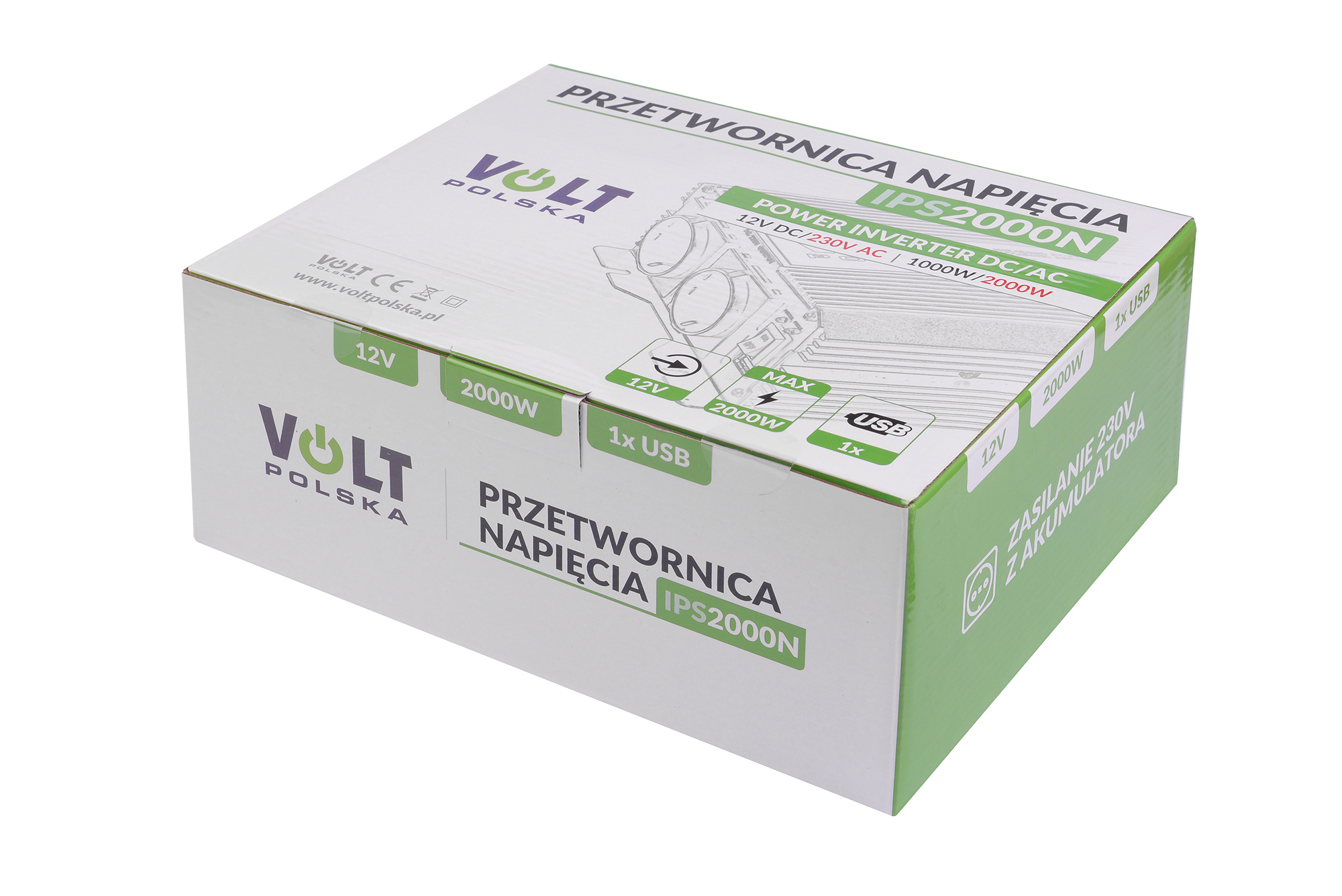 IPS 2000 N 12-230V (10002000W) PRZETWORNICA NAPIĘCIA