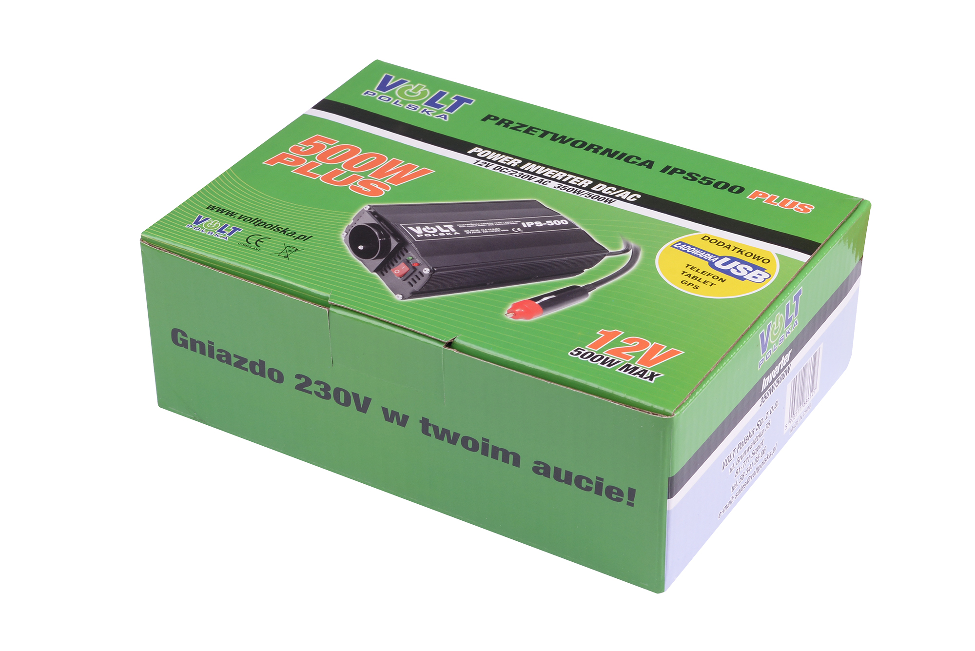 IPS 500 PLUS 12-230V (300500W) PRZETWORNICA NAPIĘCIA