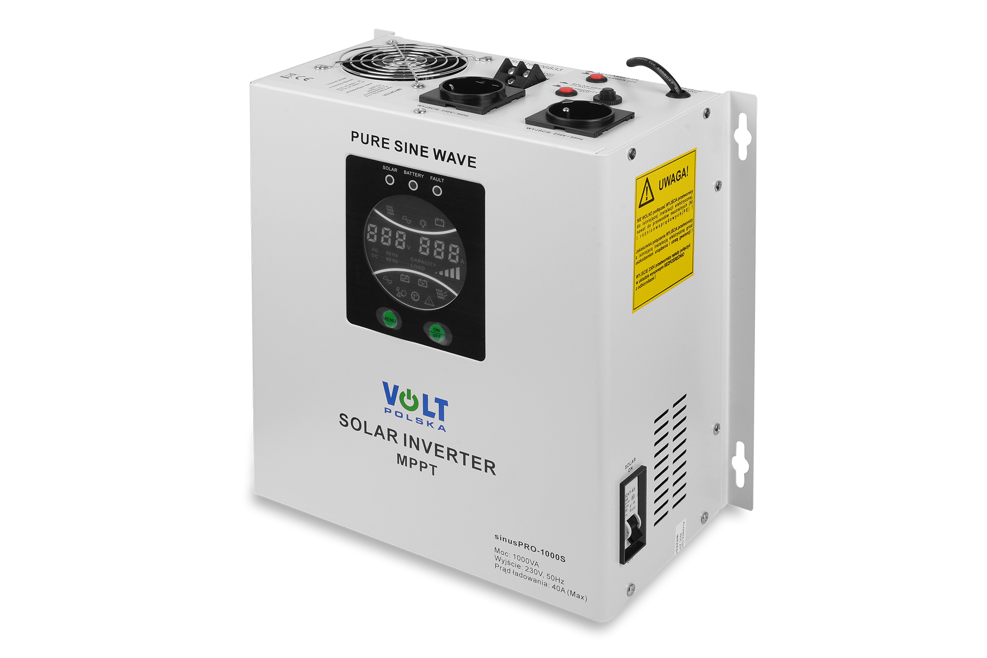 SINUS PRO 1000 S 12-230V (7001000W) + 40A MPPT INWERTER SOLARNY (2)