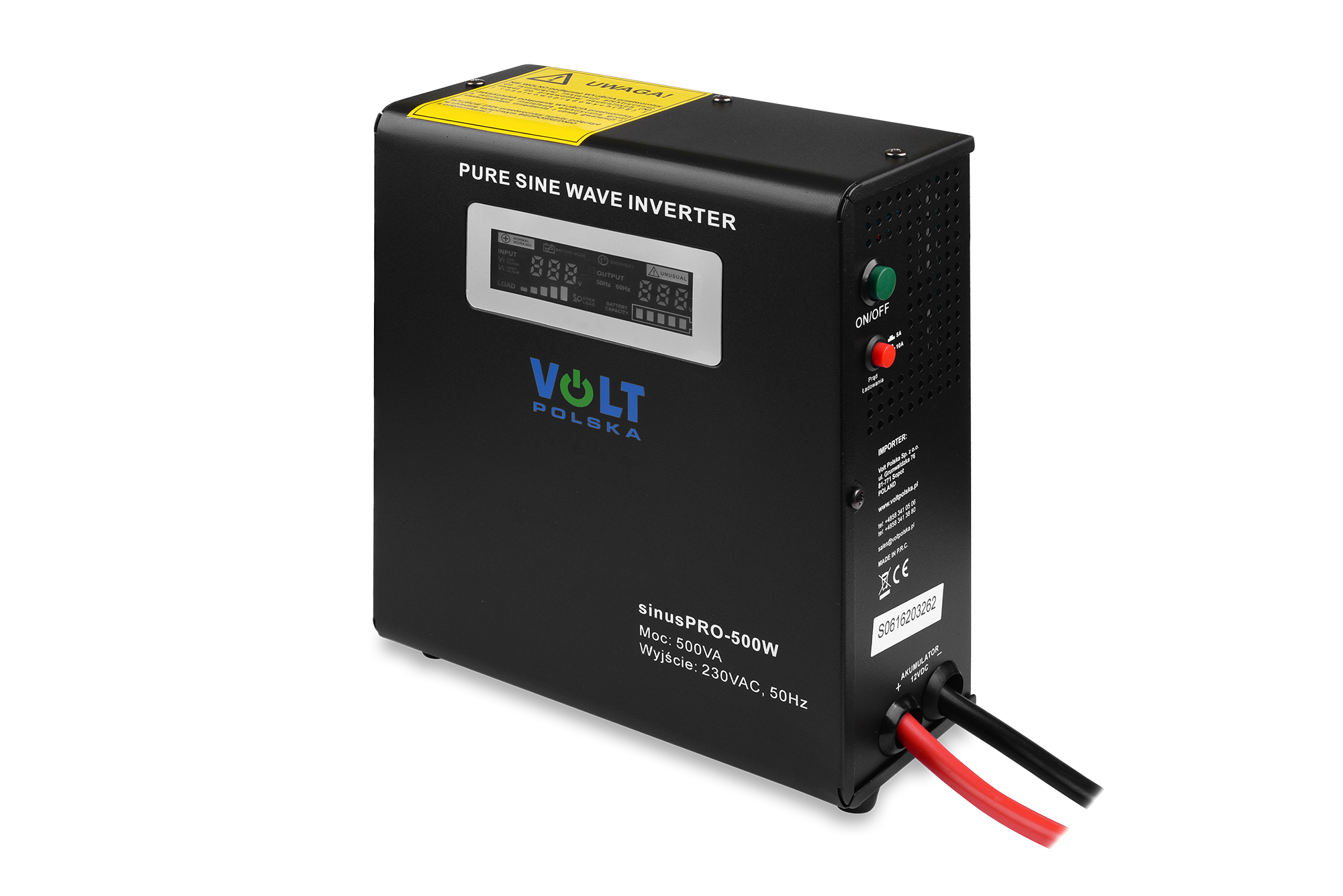 SINUS PRO 500 W 12-230V (300500W) ZASILACZ AWARYJNY (2)