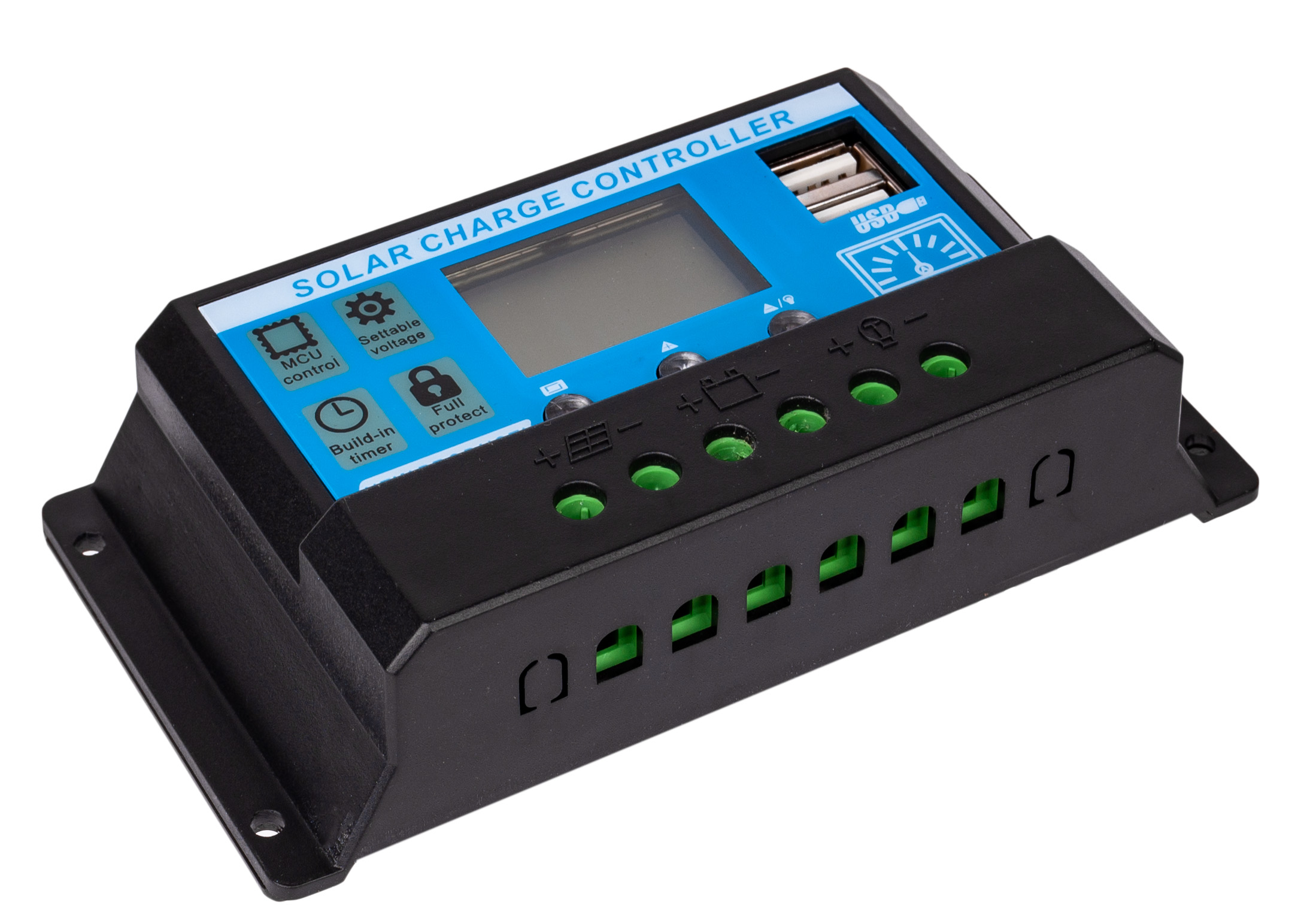 SOL PWM 20A 2xUSB REGULATOR SOLARNY (5)