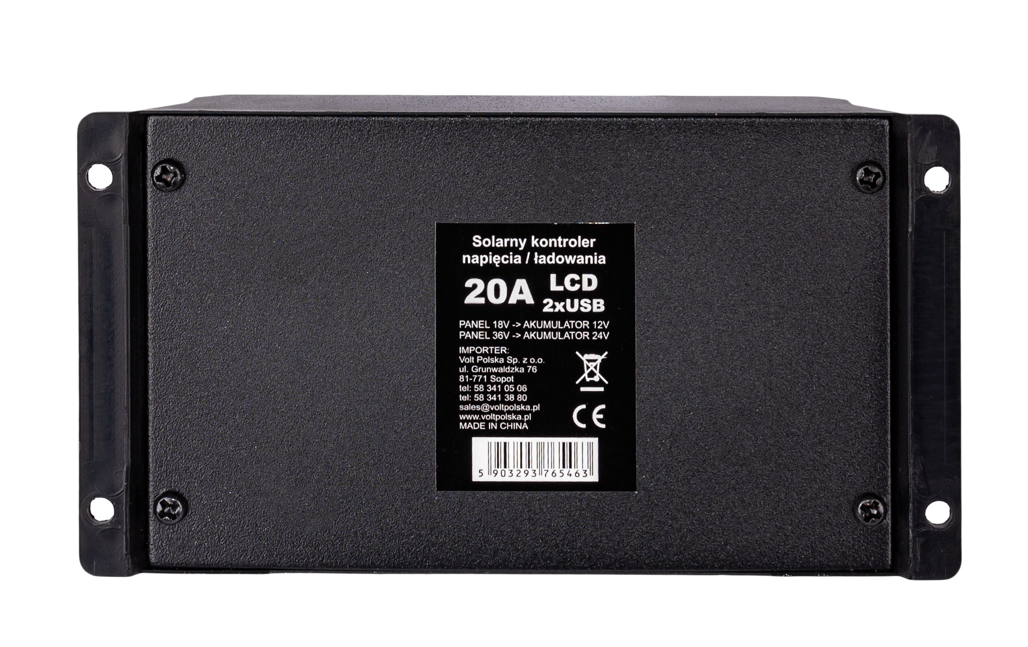 SOL PWM 20A 2xUSB REGULATOR SOLARNY (6)