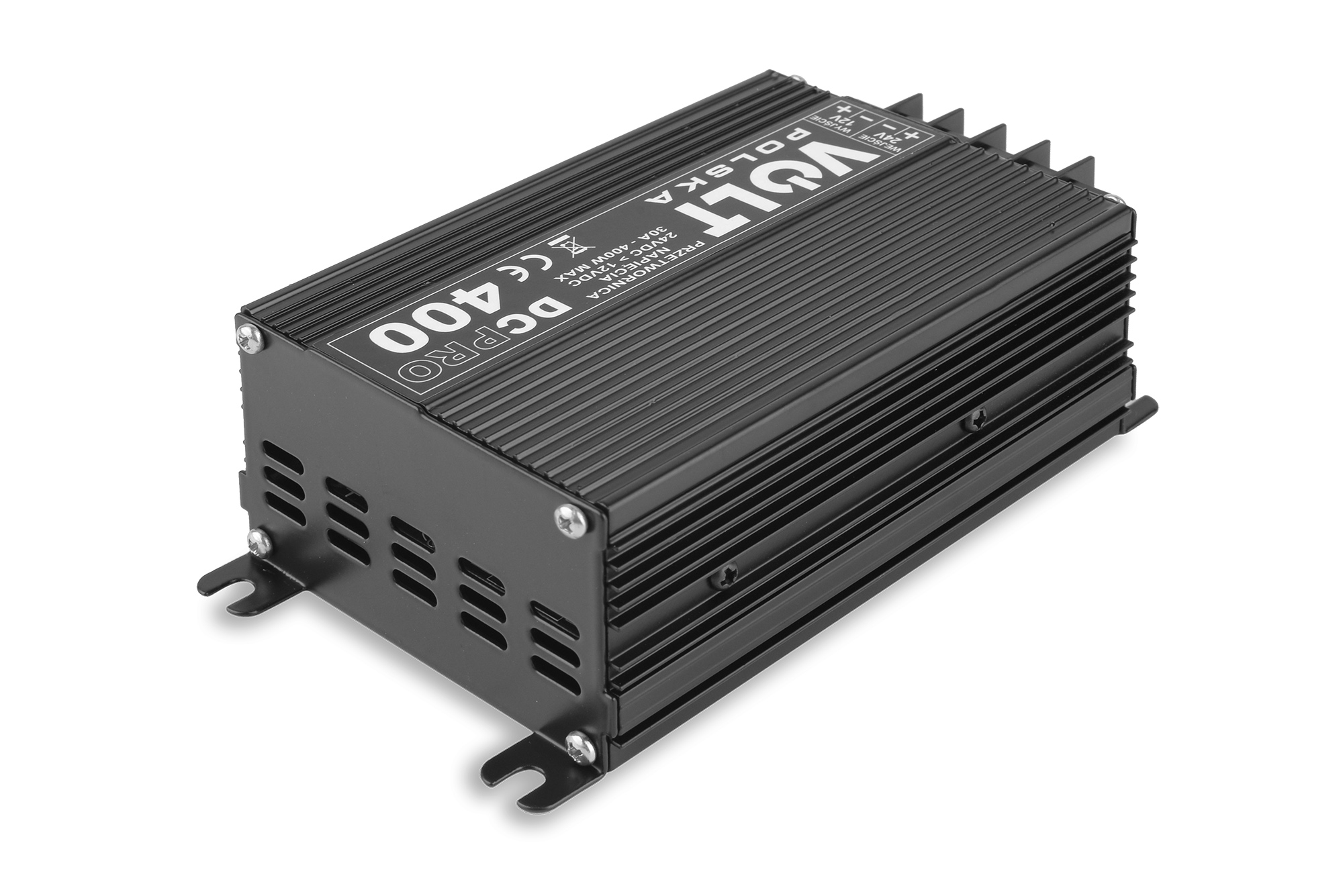 DC PRO 400 24VDC-12VDC BEZZAKŁÓCENIOWA PRZETWORNICA NAPIĘCIA DCDC (2)