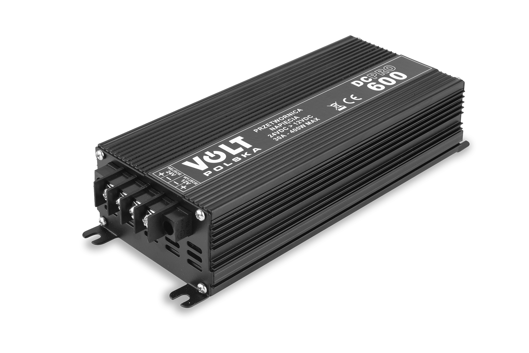 DC PRO 600 24VDC-12VDC BEZZAKŁÓCENIOWA PRZETWORNICA NAPIĘCIA DCDC (2)