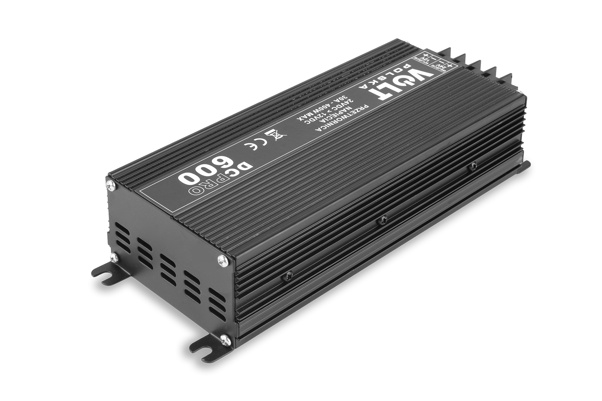 DC PRO 600 24VDC-12VDC BEZZAKŁÓCENIOWA PRZETWORNICA NAPIĘCIA DCDC (3)