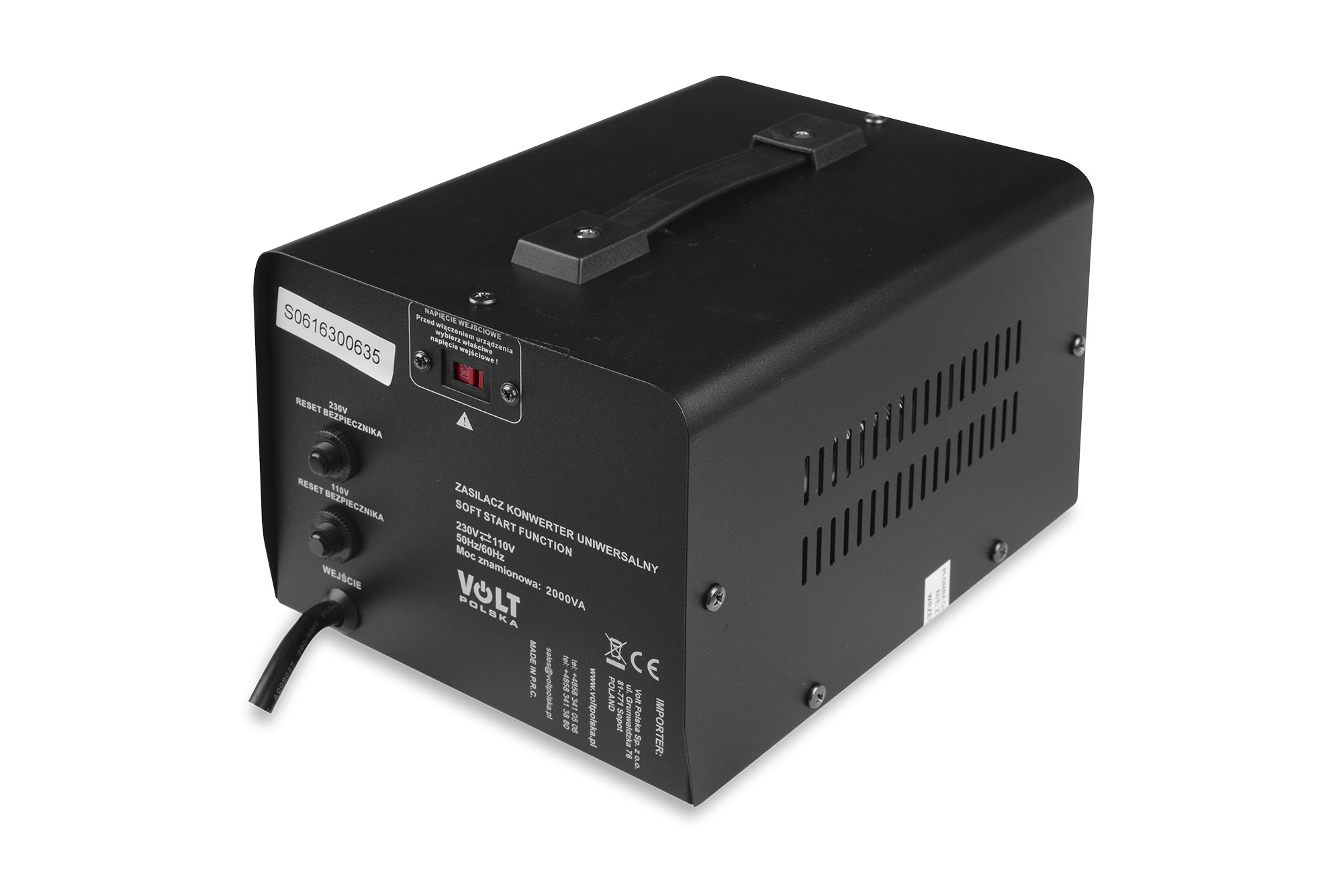 VP 2000 230VAC 110VAC KONWERTER NAPIĘCIA (3)