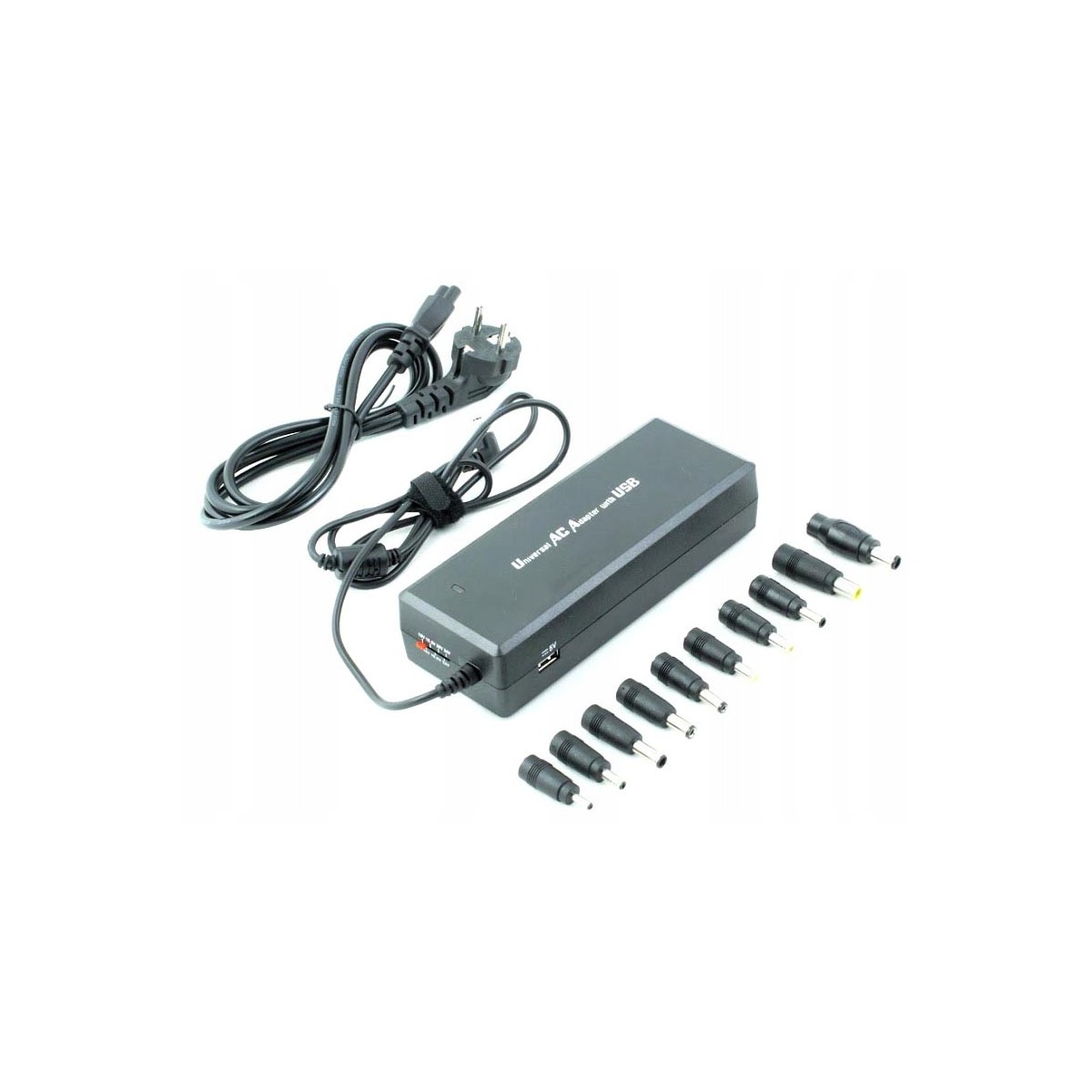 ZASILACZ SIECIOWY DO LAPTOPA AC 120W + USB